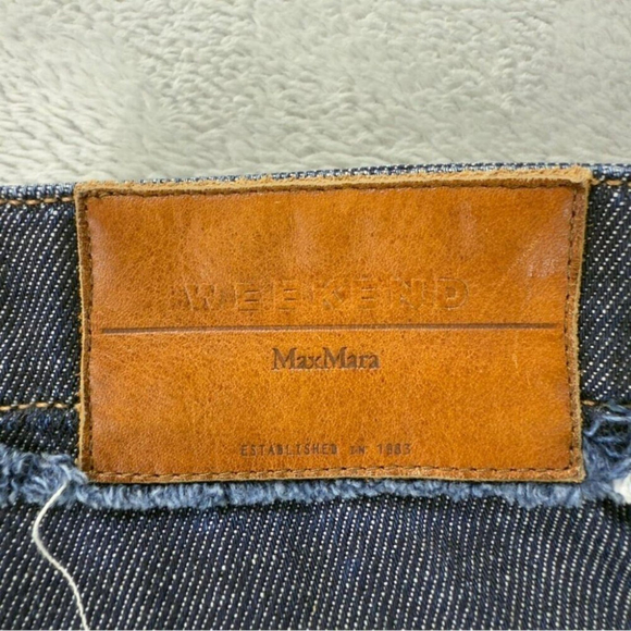 Weekend Max Mara Flared High Waist Women's Sz 29x29 Cotton Denim Jeans - Picture 4 of 8